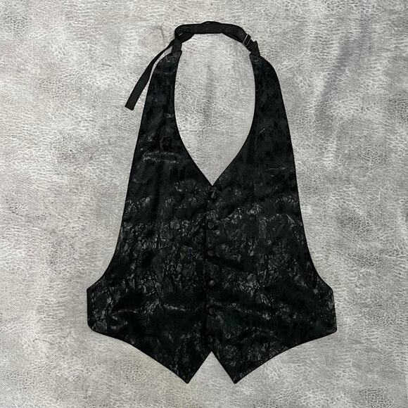 Adorable retro vest black print - Picture 1 of 5